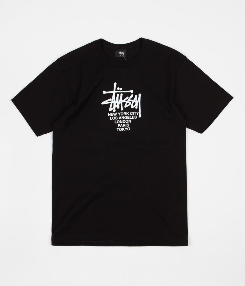 Stussy Big Cities T-Shirt in Black