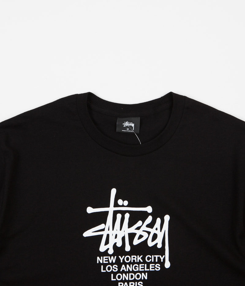 Stussy Big Cities T-Shirt in Black