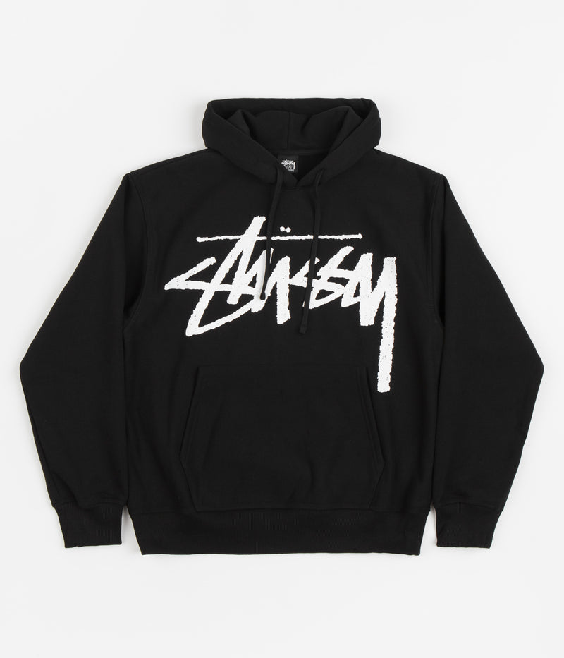Stussy Big Stock Hoodie in Black