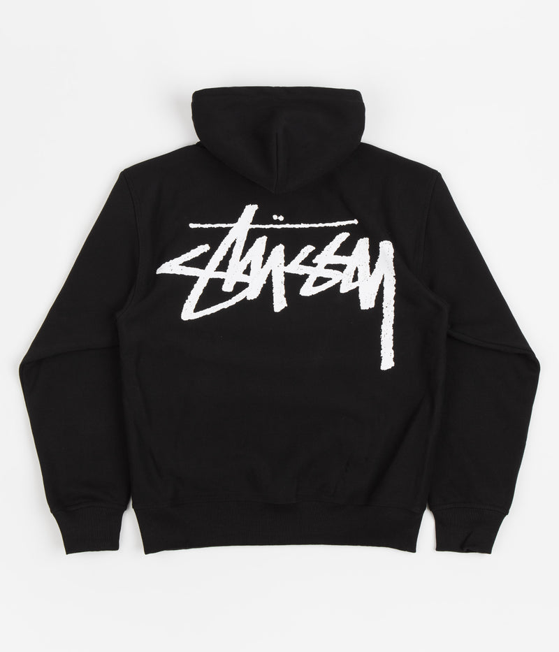 Stussy Big Stock Hoodie in Black