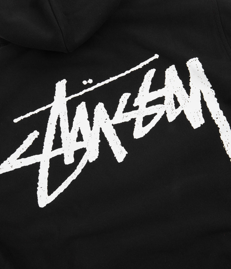 Stussy Big Stock Hoodie in Black
