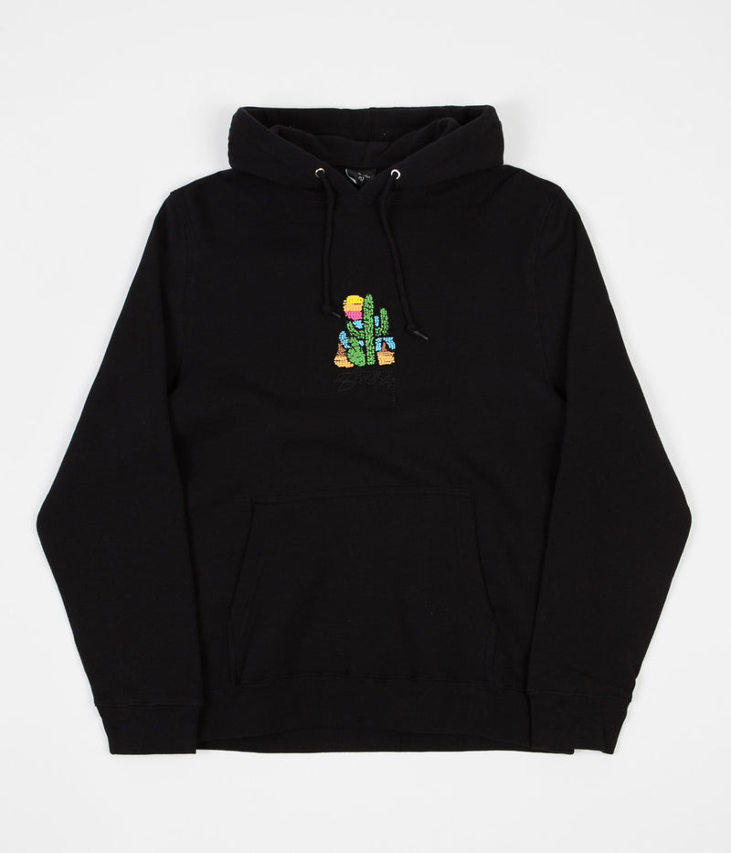 Stussy Cactus Applique Hoodie in Black