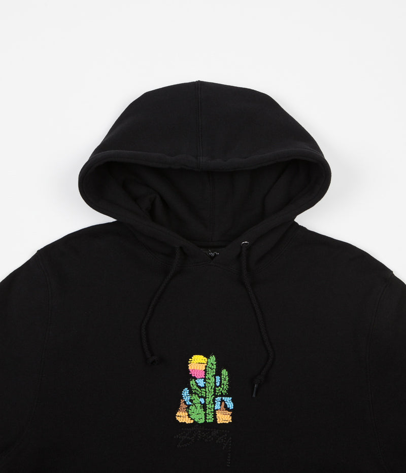 Stussy Cactus Applique Hoodie in Black