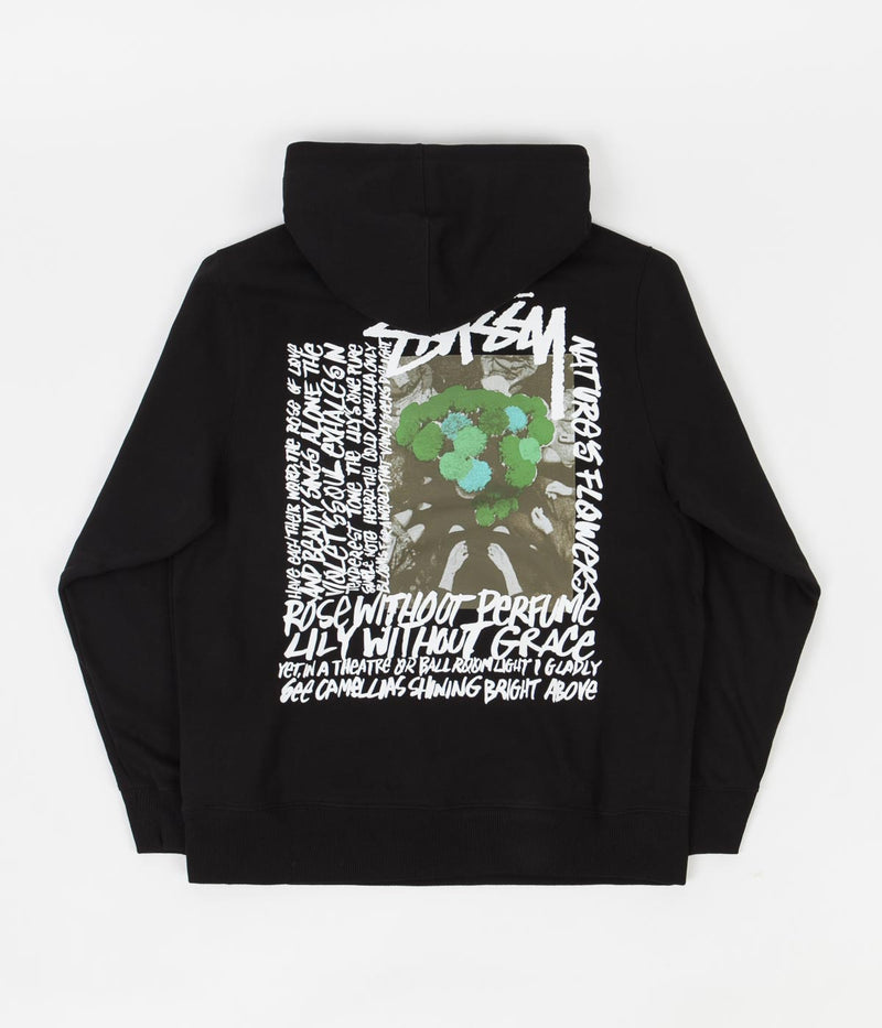 Stussy Camellias Hoodie in Black