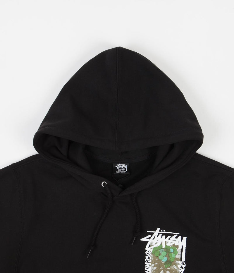 Stussy Camellias Hoodie in Black