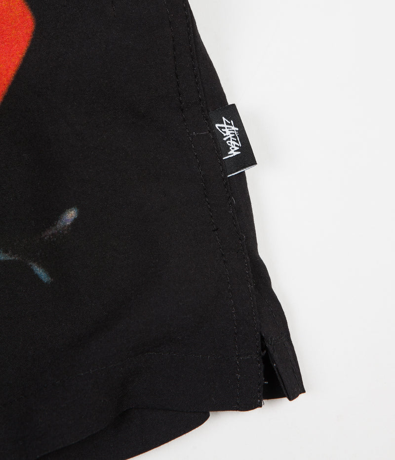 Stussy Cocktail Short Sleeve Shirt in Black