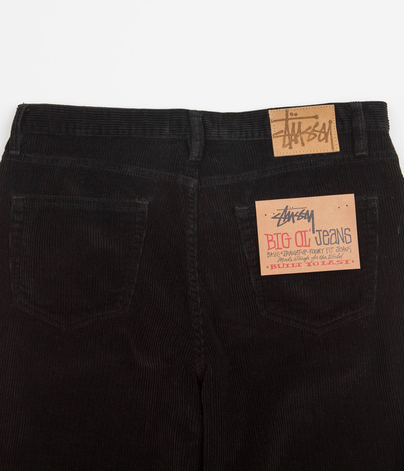 Stussy Corduroy Big Ol Jeans in Black