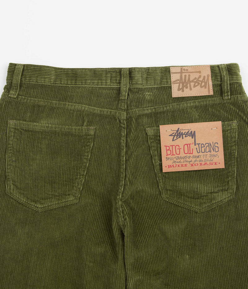 Stussy Corduroy Big Ol Jeans in Olive