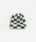 Stussy Crochet Checkered Beanie in Green