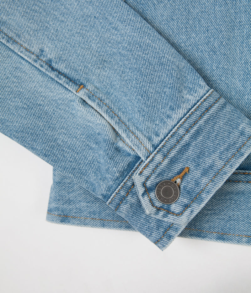 Stussy Denim Garage Jacket in Light Blue