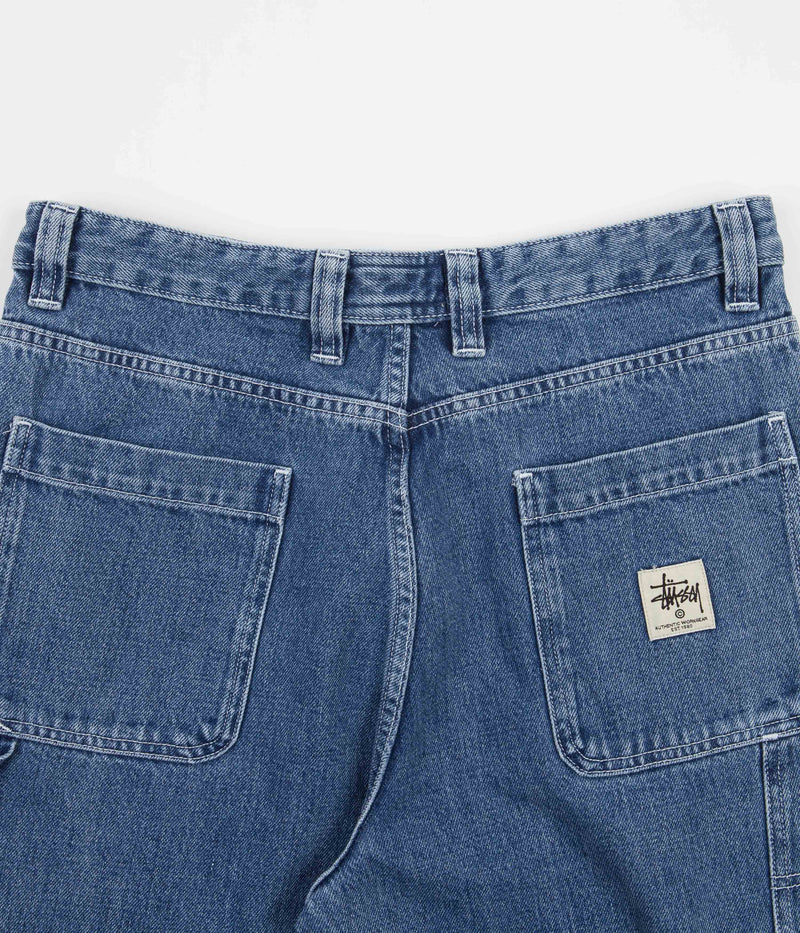 Stussy Denim Work Pants in Blue