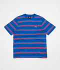 Stussy Double Stripe T-Shirt in Blue