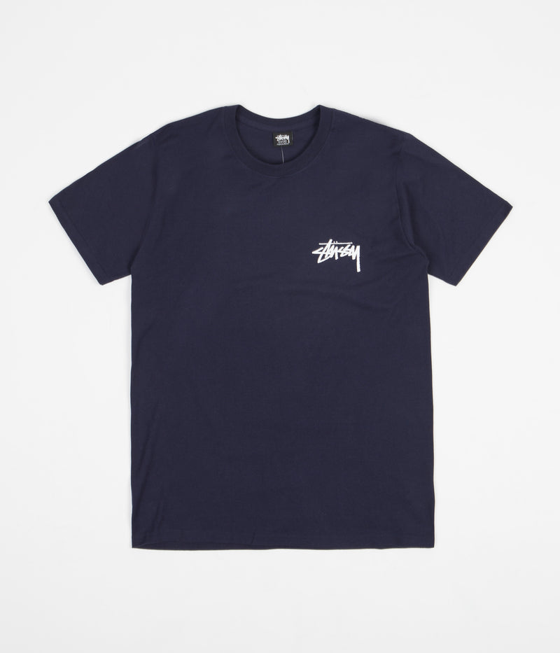 Stussy Fuzzy Dice T-Shirt in Navy