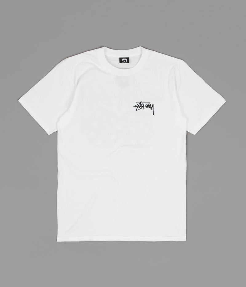 Stussy Pair Of Dice T-Shirt in White
