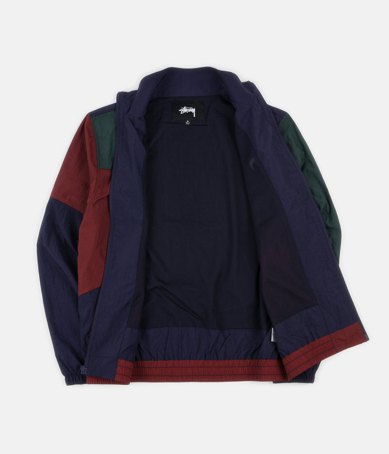 Stussy Panel Track Jacket in Navy