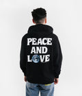 Stussy Peace & Love Hoodie in Black