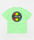 Stussy Rasta Sk8 Pigment Dyed T-Shirt in Green
