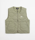 Stussy Recycled Nylon Liner Vest in Coyote