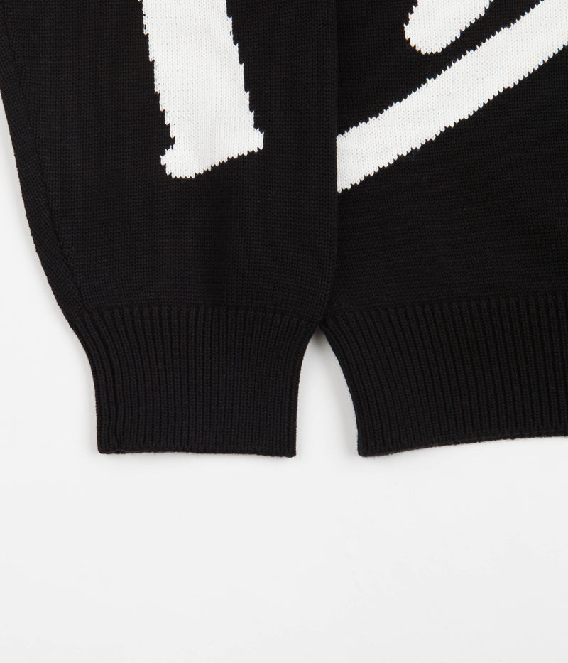 Stussy Stock Crewneck Sweatshirt in Black