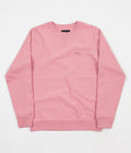 Stussy Stock Terry Crewneck Sweatshirt in Pink