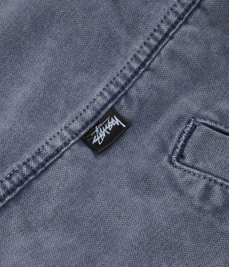 Stussy Stone Washed Work Jacket in Blue