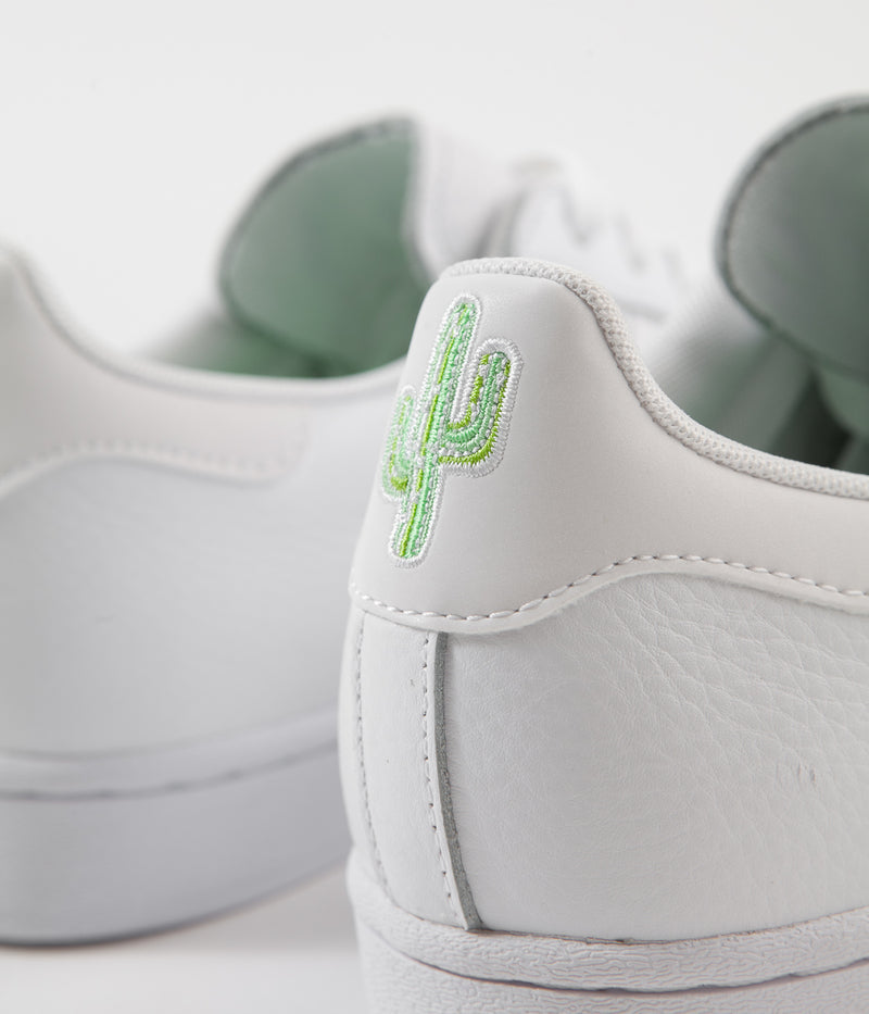 Adidas Superstar ADV 'Duran' Shoes in White and White / White