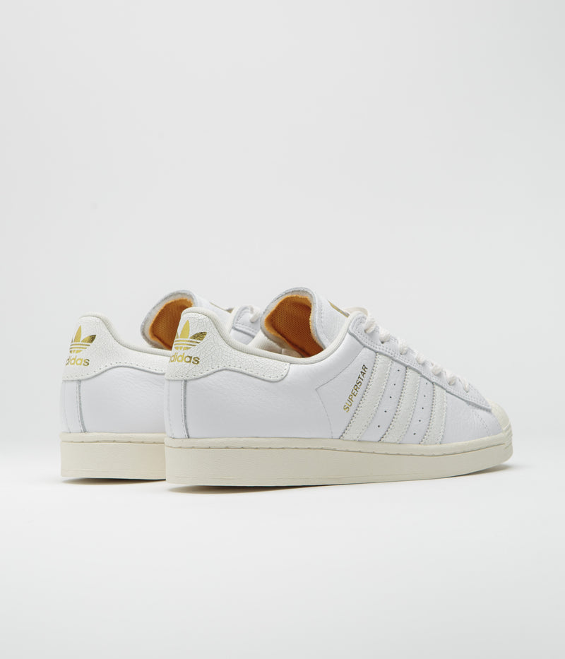 Adidas Superstar ADV Shoes in Cloud White and Cloud White / Chalk White