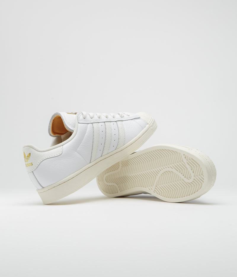 Adidas Superstar ADV Shoes in Cloud White and Cloud White / Chalk White