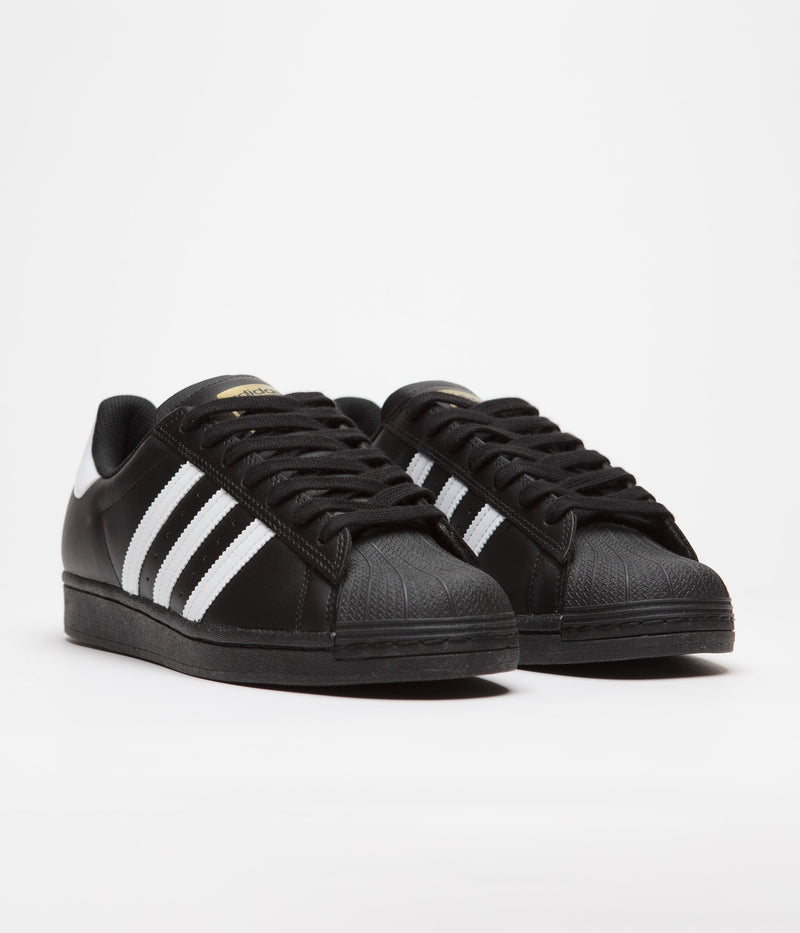 Adidas Superstar ADV Shoes in Core Black and FTWR White / FTWR White