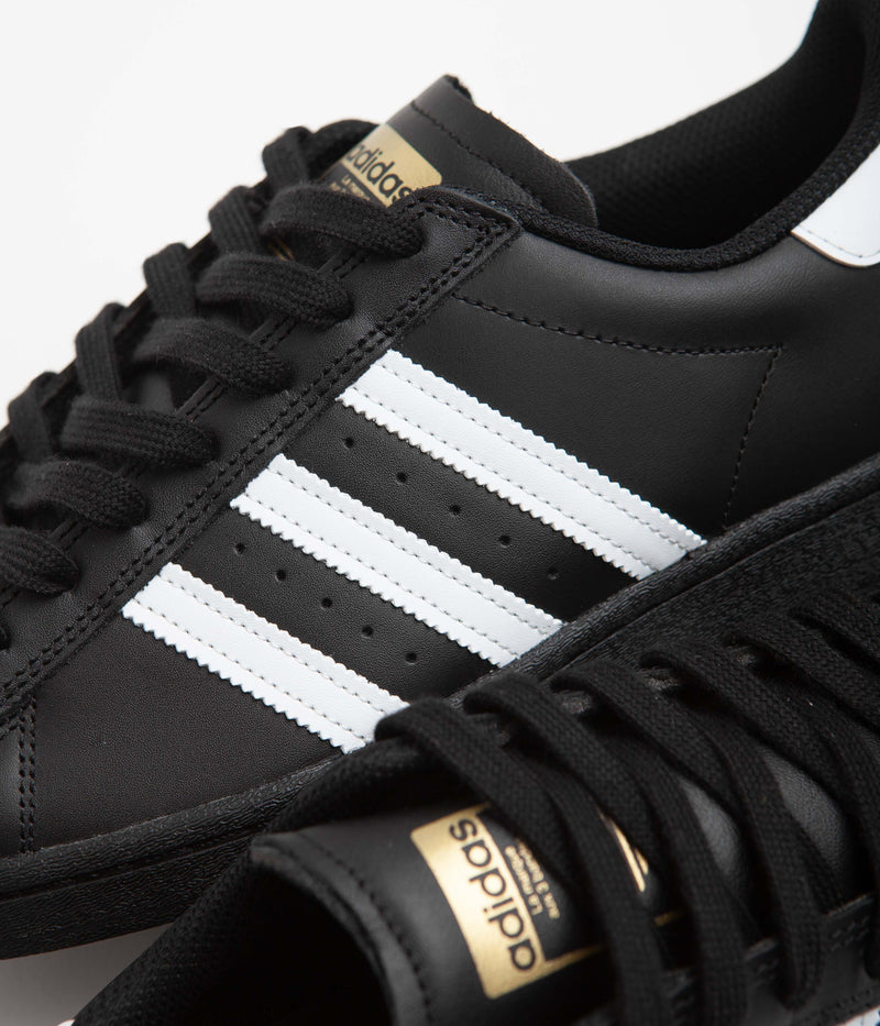 Adidas Superstar ADV Shoes in Core Black and FTWR White / FTWR White
