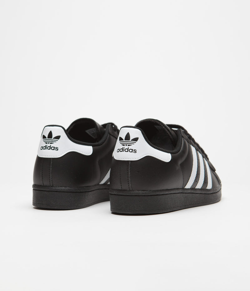 Adidas Superstar ADV Shoes in Core Black and FTWR White / FTWR White