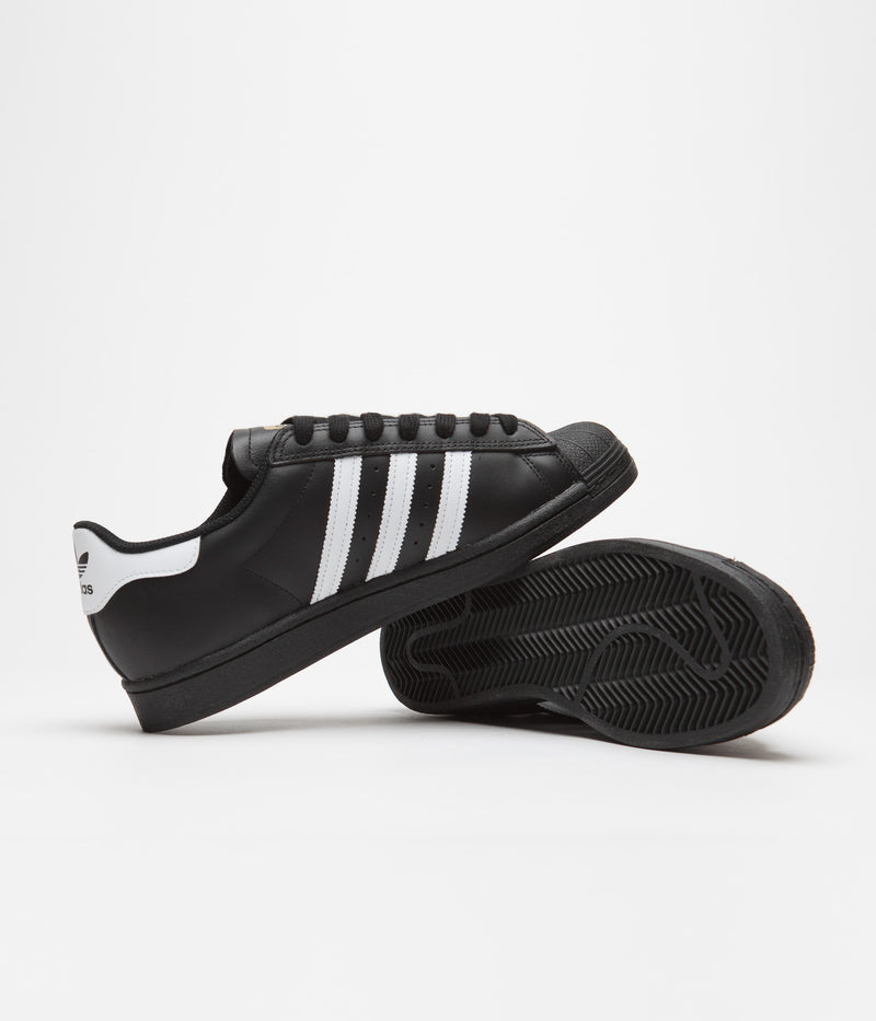 Adidas Superstar ADV Shoes in Core Black and FTWR White / FTWR White