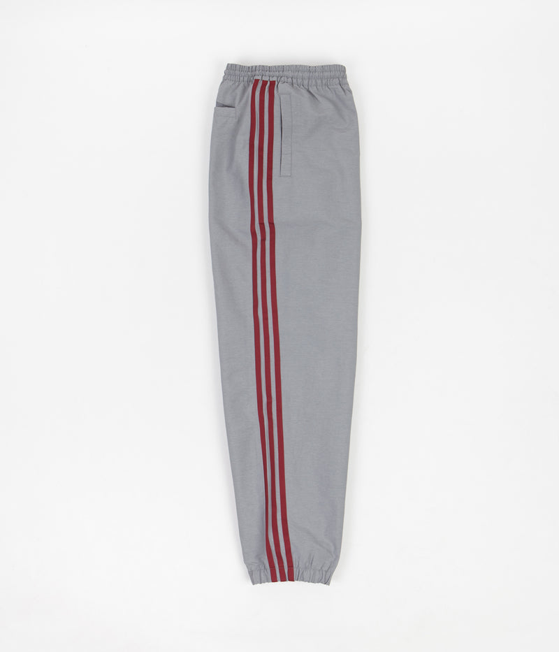 Adidas Superstar Track Pants in Grey and White / Team Victory Red