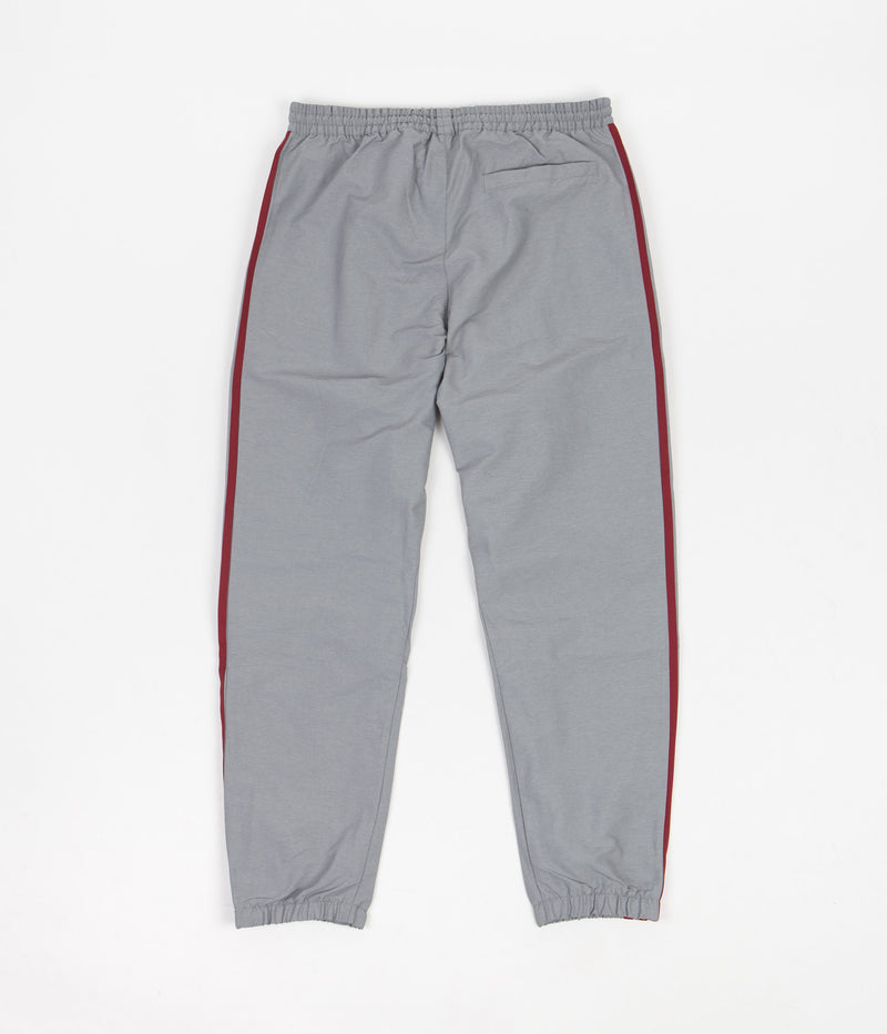 Adidas Superstar Track Pants in Grey and White / Team Victory Red