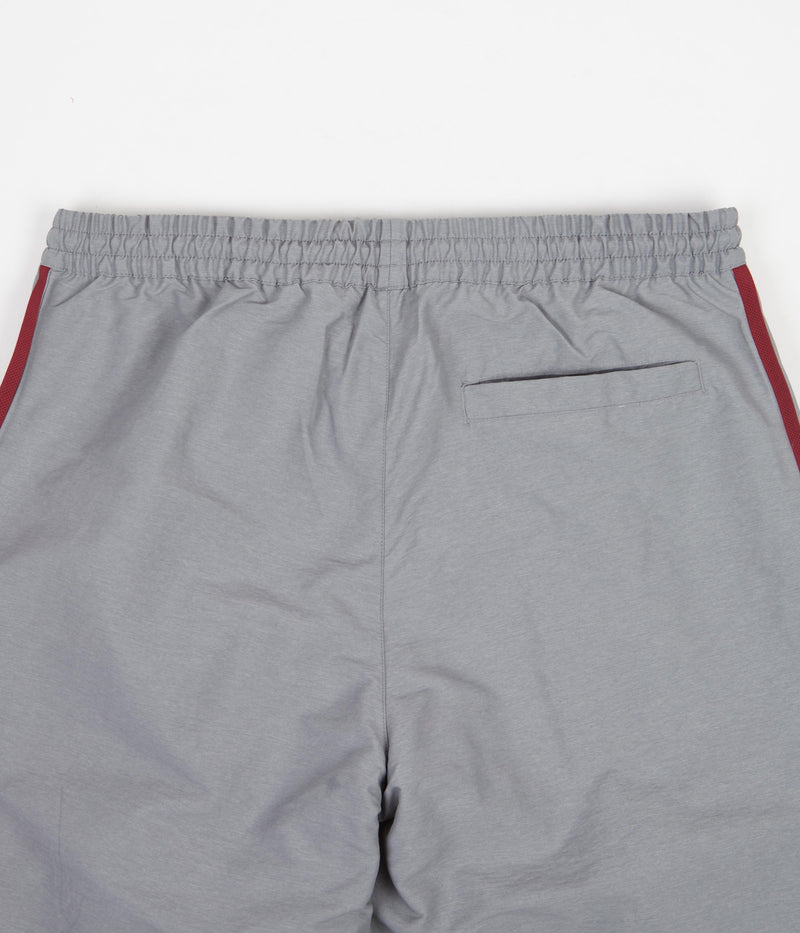 Adidas Superstar Track Pants in Grey and White / Team Victory Red