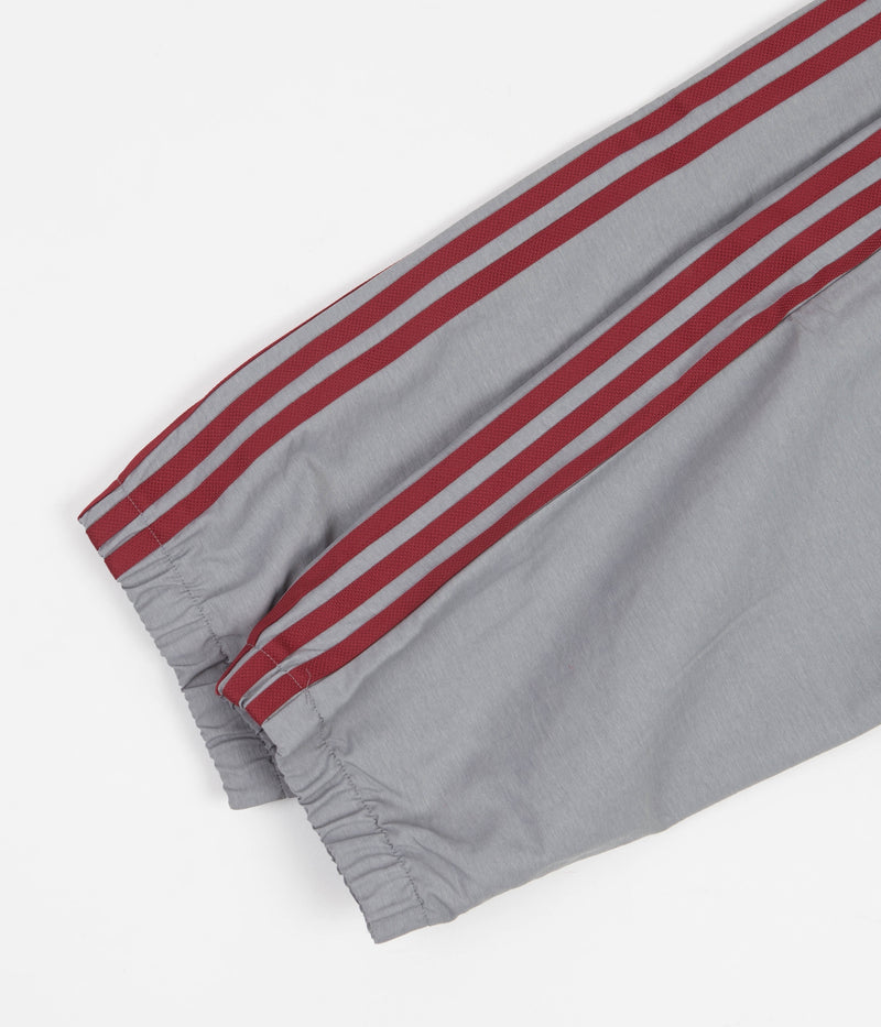 Adidas Superstar Track Pants in Grey and White / Team Victory Red