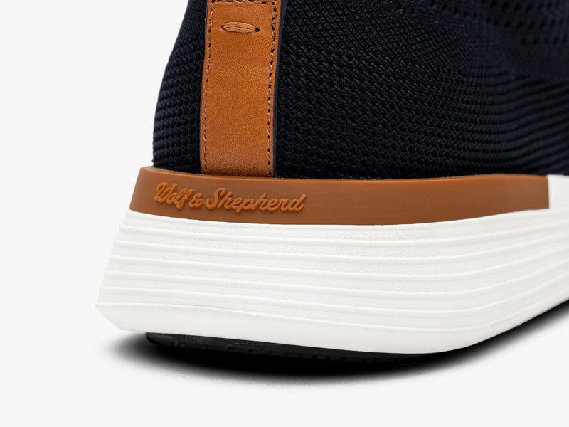 navy / white
