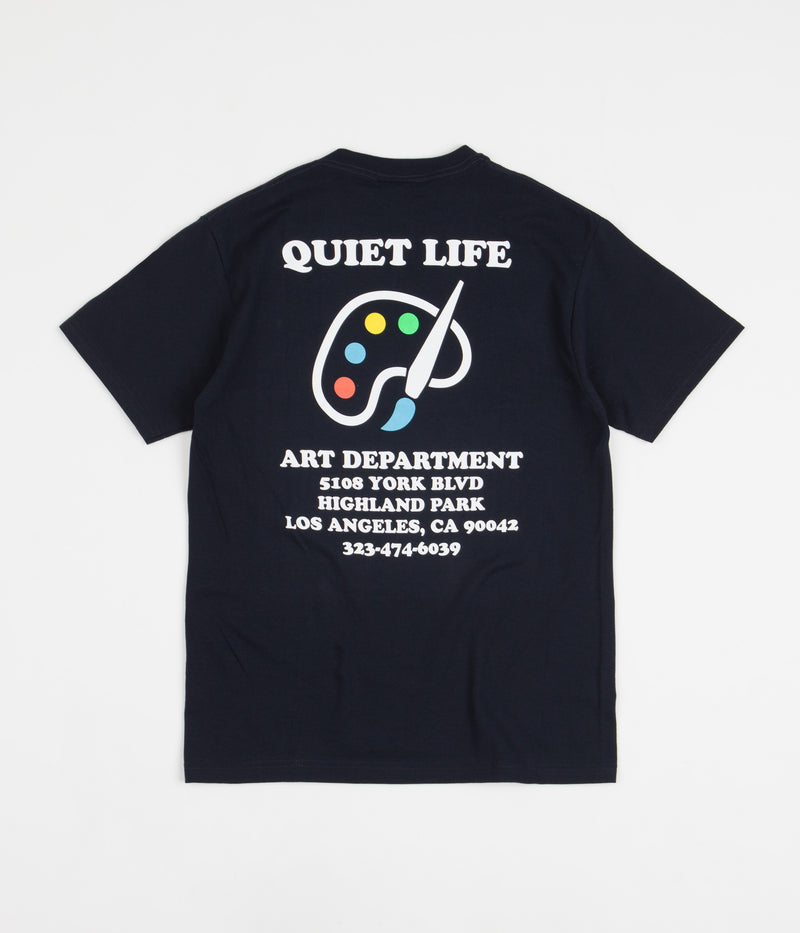 The Quiet Life Art Department T-Shirt in Navy