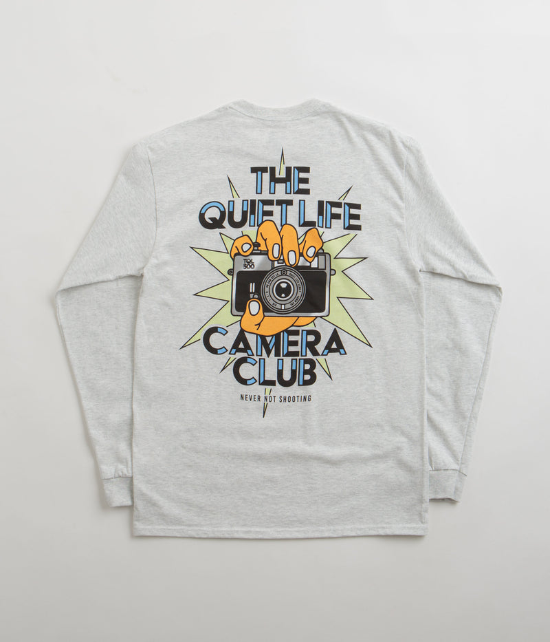 The Quiet Life Camera Club Burst Long Sleeve T-Shirt in Ash