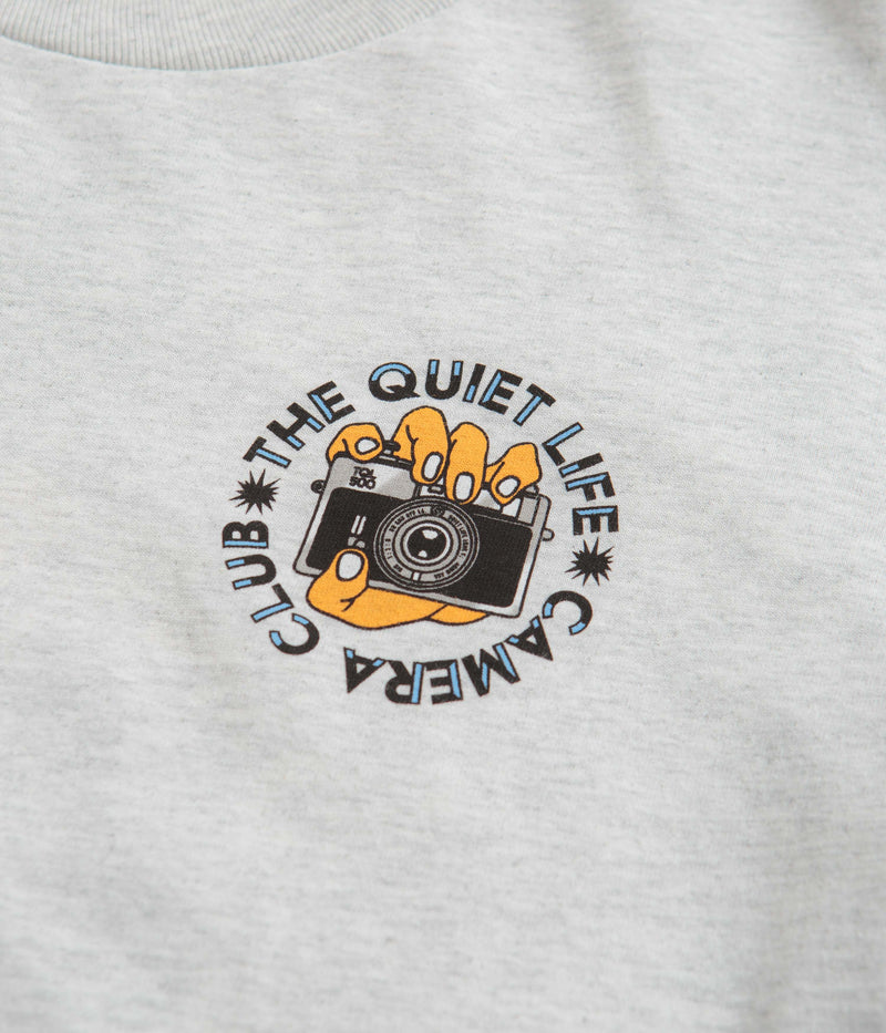 The Quiet Life Camera Club Burst Long Sleeve T-Shirt in Ash