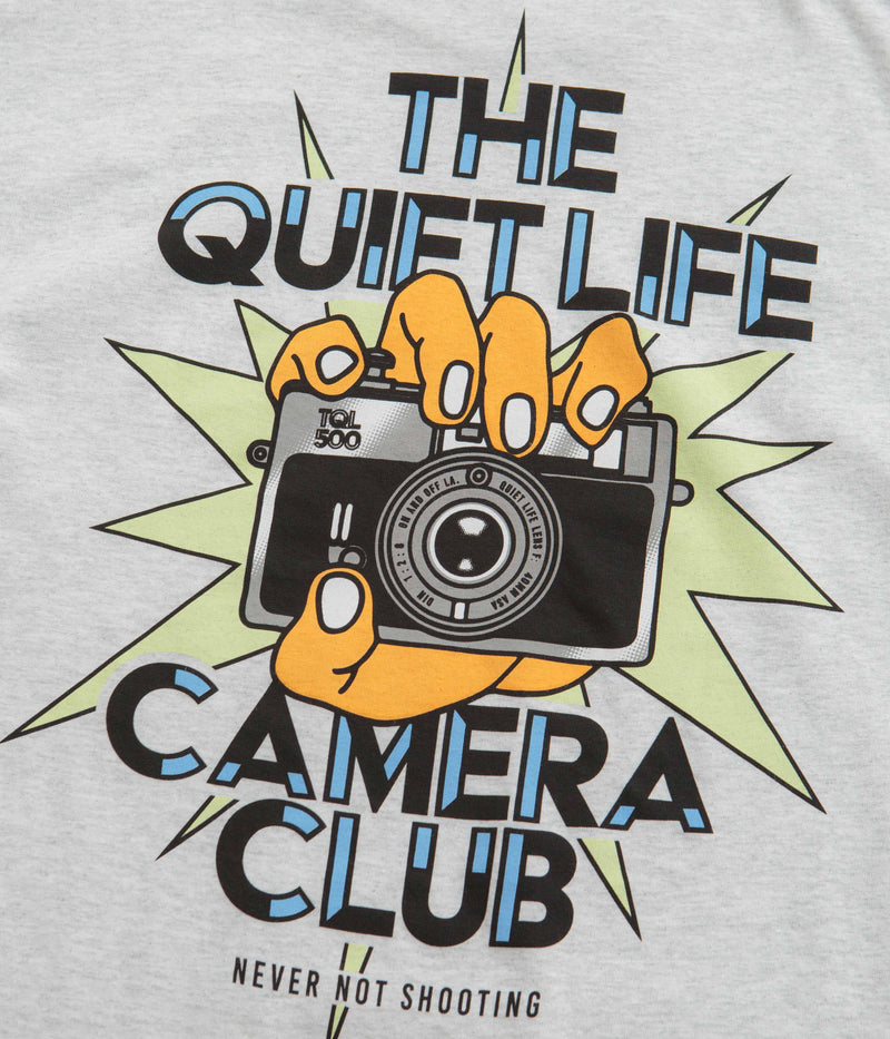 The Quiet Life Camera Club Burst Long Sleeve T-Shirt in Ash