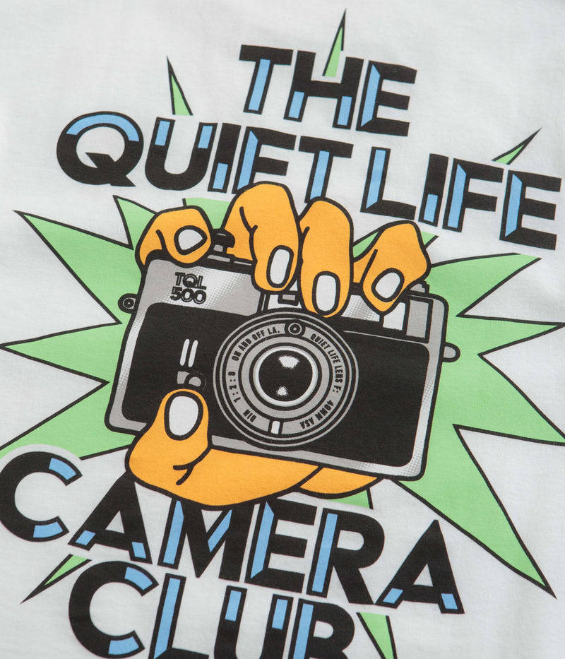 The Quiet Life Camera Club Burst T-Shirt in White