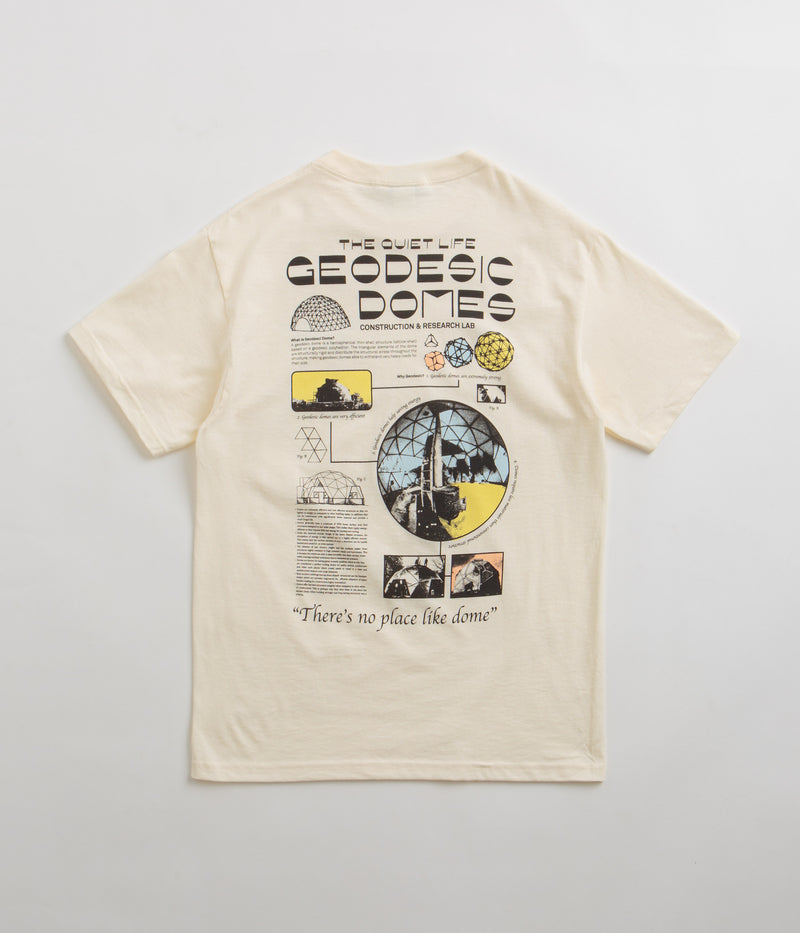 The Quiet Life Geo Domes T-Shirt in Cream