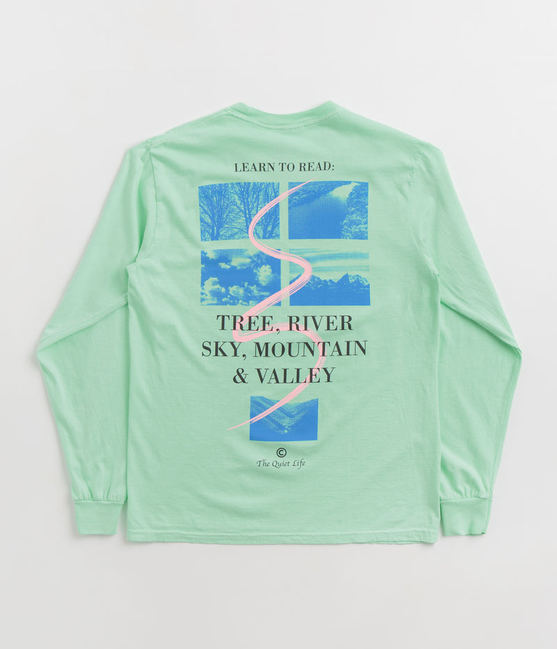 The Quiet Life Nature is a Language Long Sleeve T-Shirt in Mist