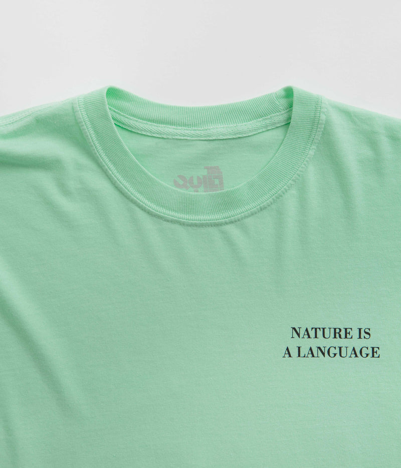 The Quiet Life Nature is a Language Long Sleeve T-Shirt in Mist