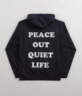 The Quiet Life Peace Out Hoodie in Navy