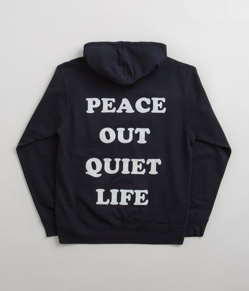 The Quiet Life Peace Out Hoodie in Navy