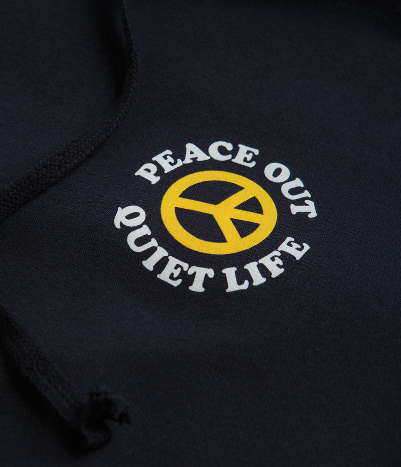 The Quiet Life Peace Out Hoodie in Navy