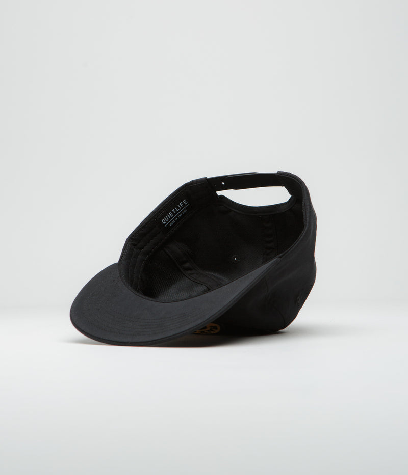 The Quiet Life Peace Out Relaxed Cap in Black