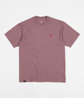 The Quiet Life Shhh Embroidery T-Shirt in Mauve